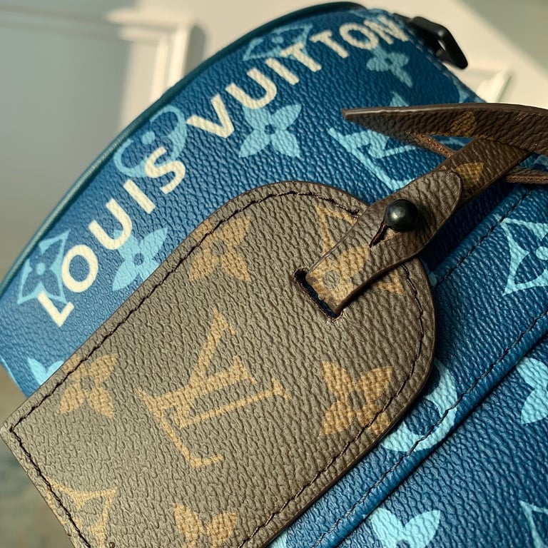Louis Vuitton Keepall Bandoulière 25 Blue Monogram - 3