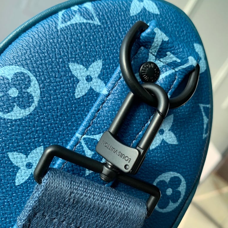 Louis Vuitton Keepall Bandoulière 25 Blue Monogram - 5