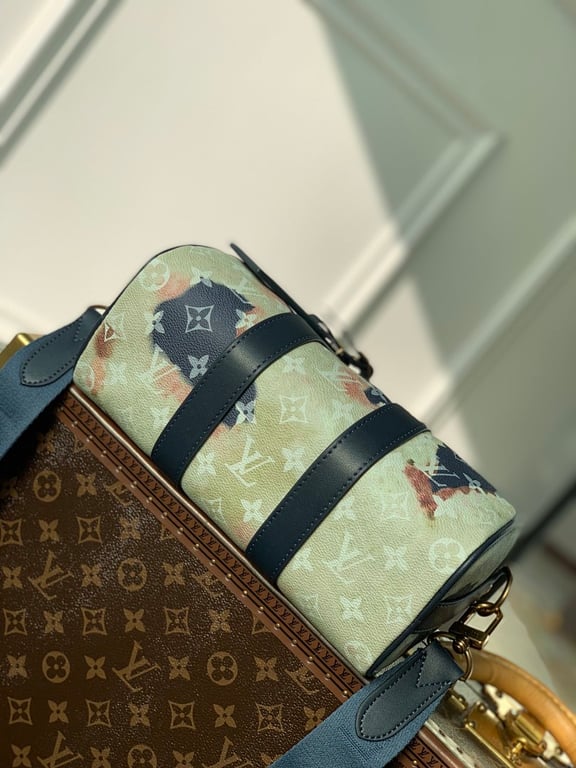 Louis Vuitton Keepall 25 Monogram Eclipse Flame Rose M46271 - 8