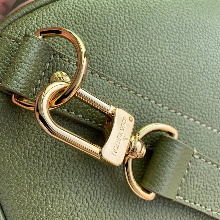 Louis Vuitton Keepall Bandoulière 45 Monogram Empreinte Green - 5