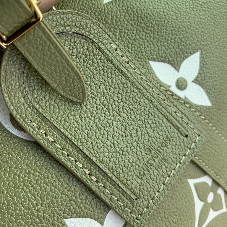 Louis Vuitton Keepall Bandoulière 45 Monogram Empreinte Green - 7