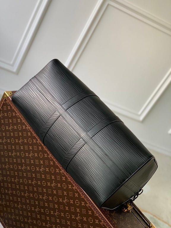 Louis Vuitton Keepall Bandoulière 50 Epi XL Black - 7