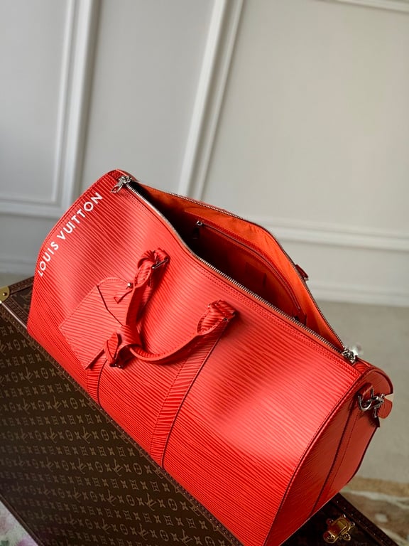 Louis Vuitton Keepall Bandoulière 50 Epi XL Red - 3