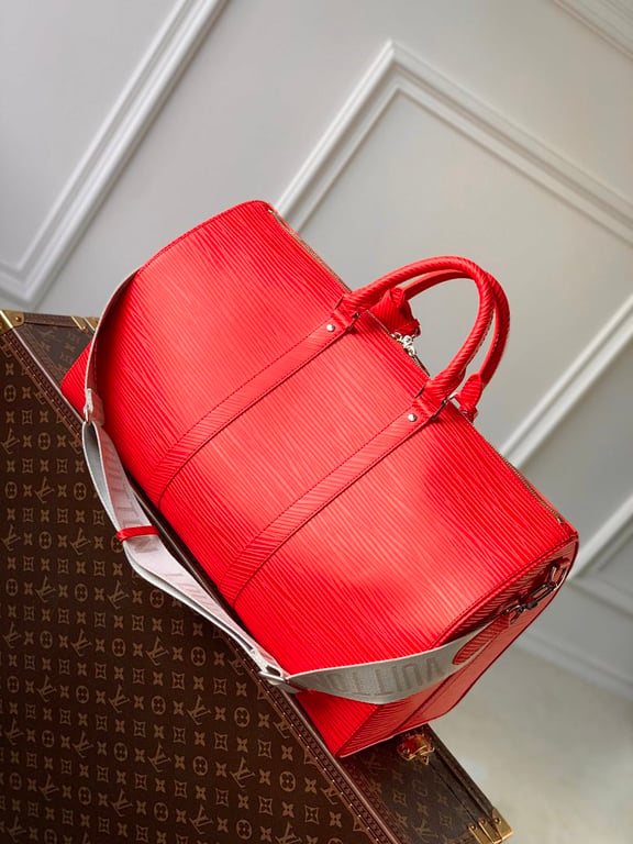 Louis Vuitton Keepall Bandoulière 50 Epi XL Red - 8