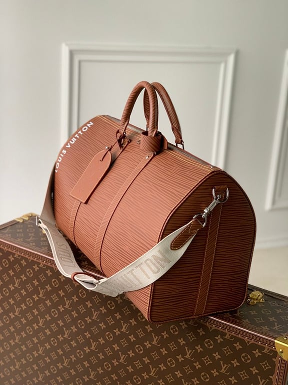 Louis Vuitton Keepall Bandoulière 50 Epi XL Brown - 9