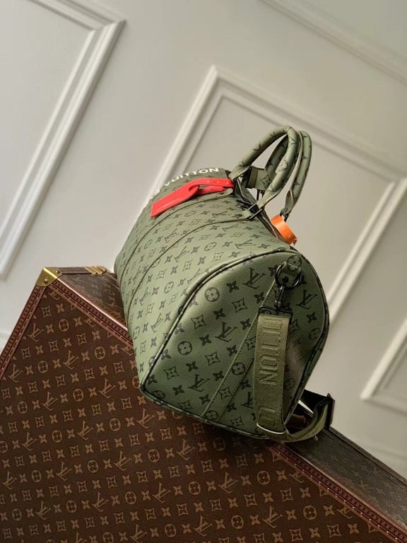 Louis Vuitton Keepall Bandoulière 45 Monogram Tones Green - 8