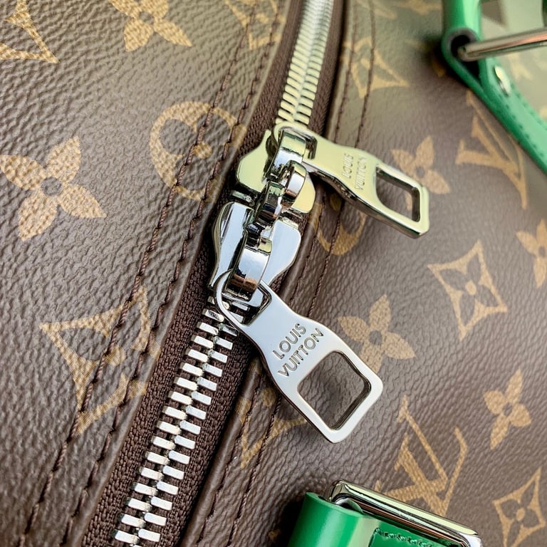 Louis Vuitton Keepall Bandoulière 50 Monogram Macassar Green - 6