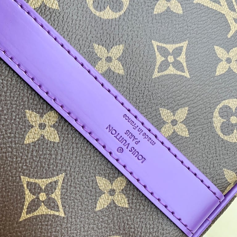 Louis Vuitton Keepall Bandoulière 50 Monogram Macassar Purple M46775 - 3