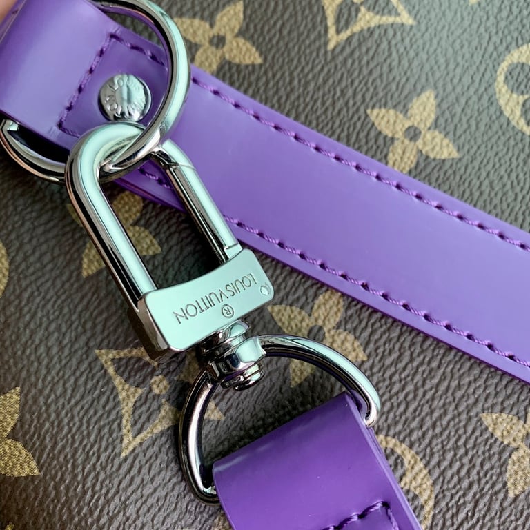 Louis Vuitton Keepall Bandoulière 50 Monogram Macassar Purple M46775 - 4