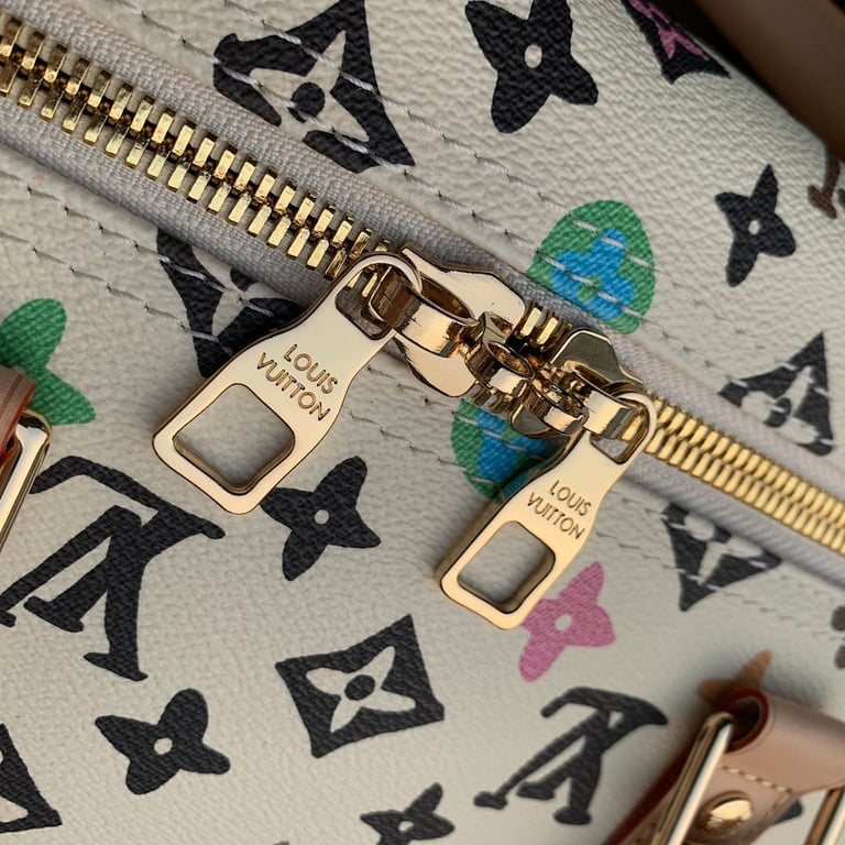 Louis Vuitton Keepall Bandouliere 50 Monogram White Multicolor - 4