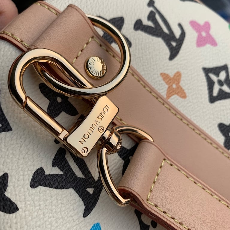 Louis Vuitton Keepall Bandouliere 50 Monogram White Multicolor - 6
