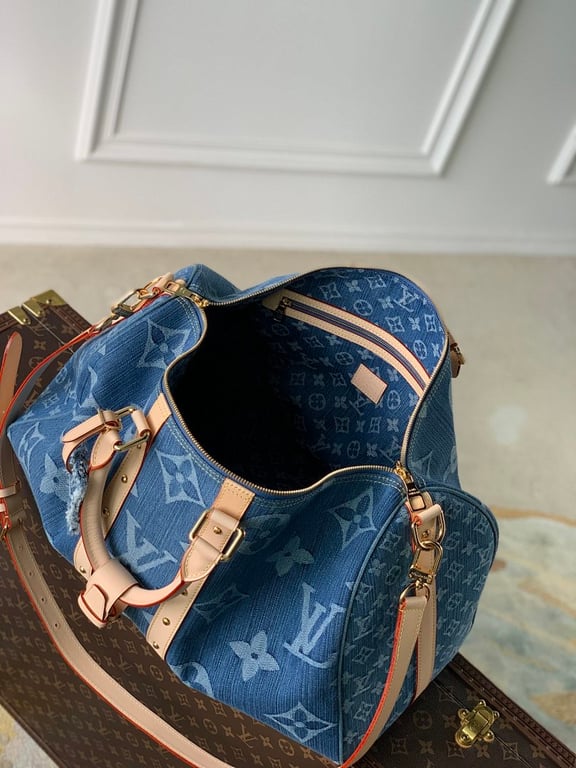 Louis Vuitton Keepall Bandoulière 45 Monogram Denim - 3