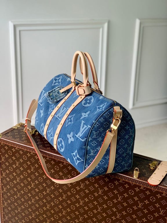 Louis Vuitton Keepall Bandoulière 45 Monogram Denim - 8