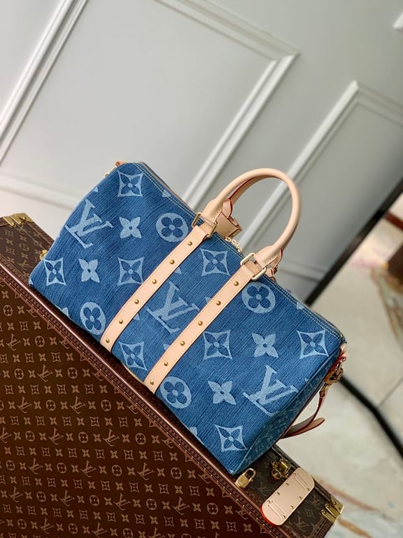 Louis Vuitton Keepall Bandoulière 45 Monogram Denim - 9