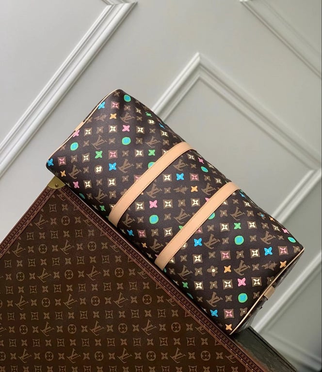 Louis Vuitton Keepall Bandoulière 50 Multicolor Monogram - 7
