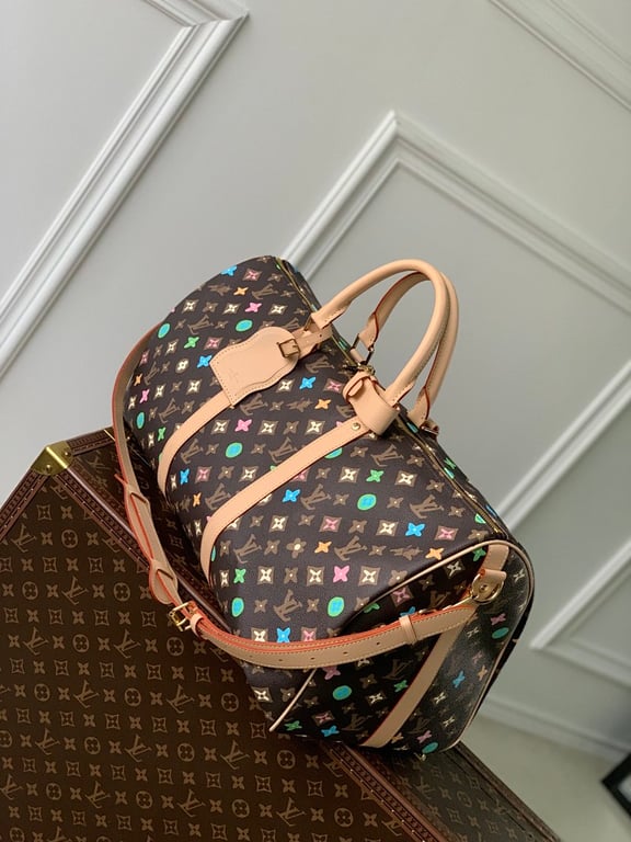Louis Vuitton Keepall Bandoulière 50 Multicolor Monogram - 8