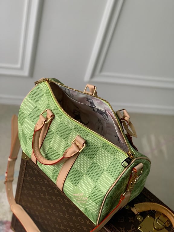 Louis Vuitton Keepall Bandoulière 35 Damier Golf Green N40671 - 2