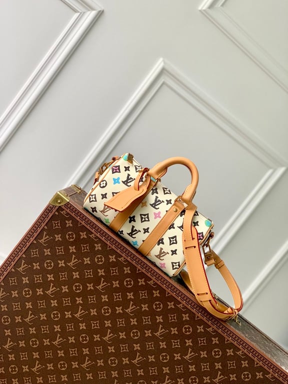 Louis Vuitton Keepall Bandoulière 25 Monogram Craggy White - 9
