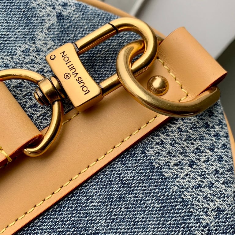 Louis Vuitton Keepall Bandoulière 50 Damier Denim 3D - 4