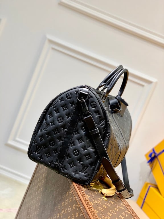 Louis Vuitton Keepall 50 Monogram Empreinte Black - 9