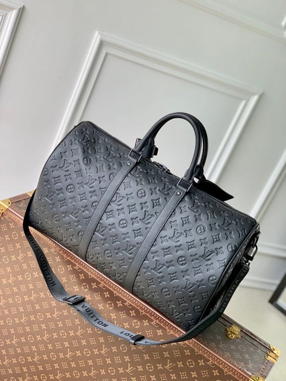 Louis Vuitton Keepall Bandoulière 50 Monogram Shadow - 8