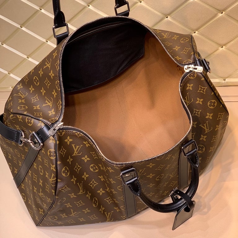 Louis Vuitton Keepall Bandoulière 50 Monogram Macassar - 2