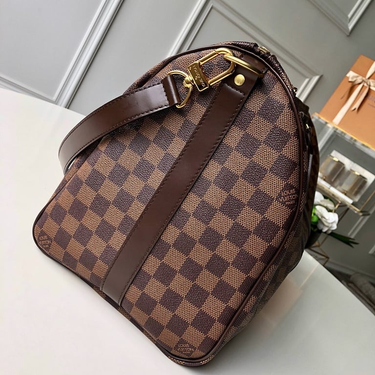 Louis Vuitton Keepall Bandouliere 45 Damier Ebene - 9