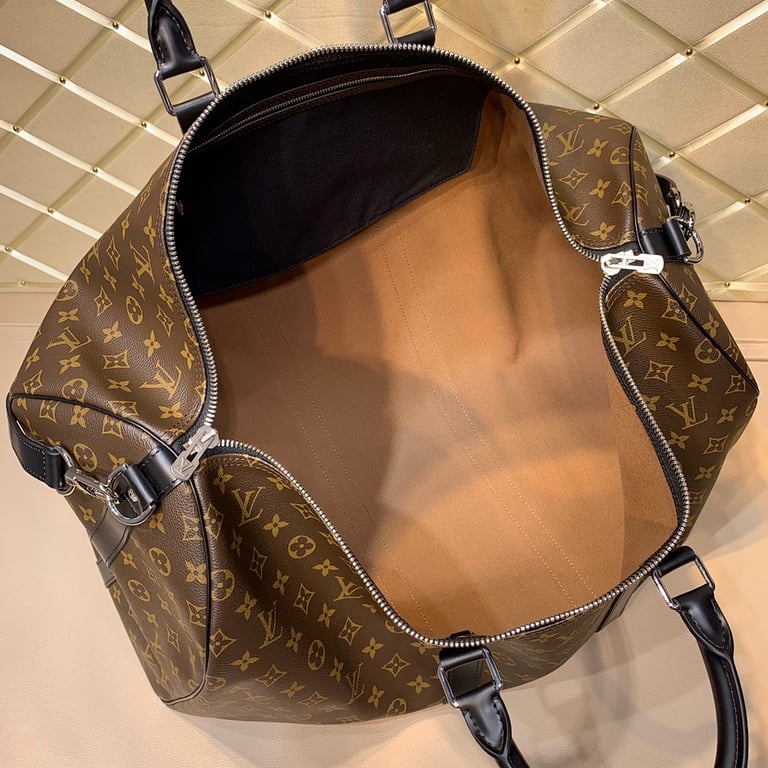 Louis Vuitton Keepall Bandoulière 55 Monogram Macassar - 2