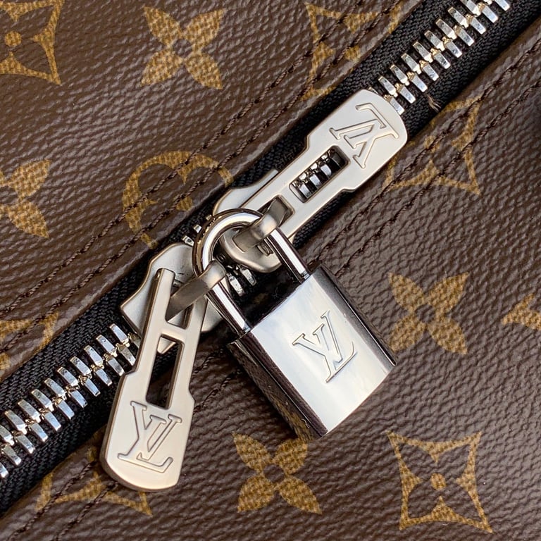 Louis Vuitton Keepall Bandoulière 55 Monogram Macassar - 5