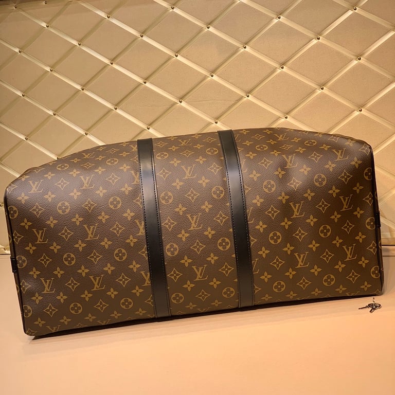Louis Vuitton Keepall Bandoulière 55 Monogram Macassar - 6