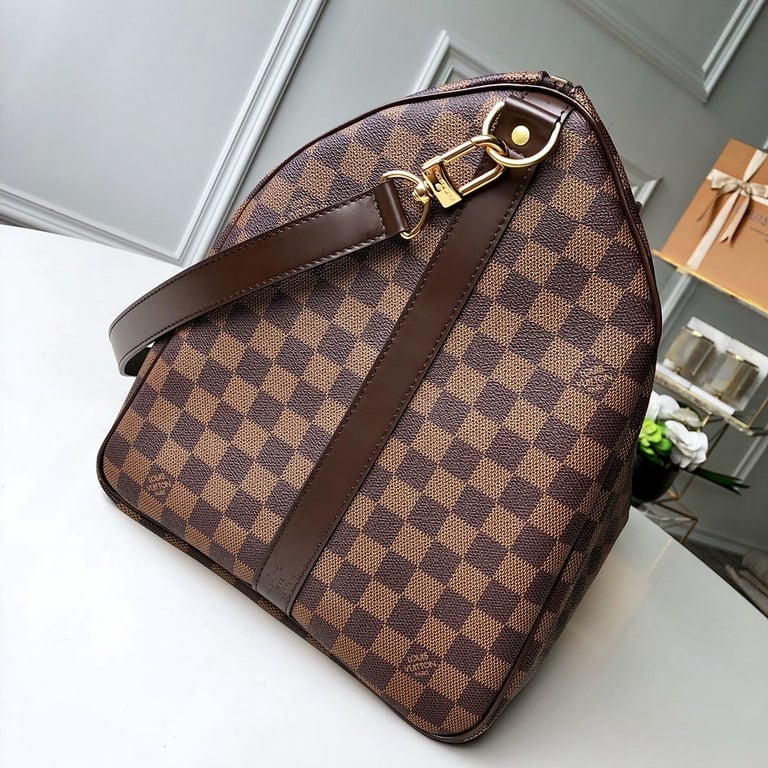 Louis Vuitton Keepall 55 Damier Ebene - 9