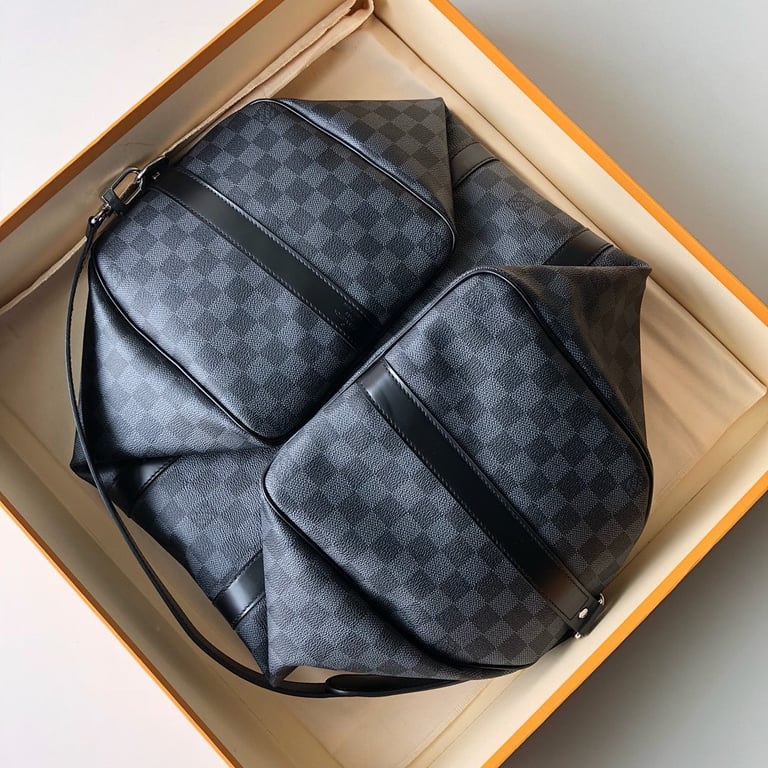 Louis Vuitton Keepall Bandoulière 55 Damier Graphite - 9