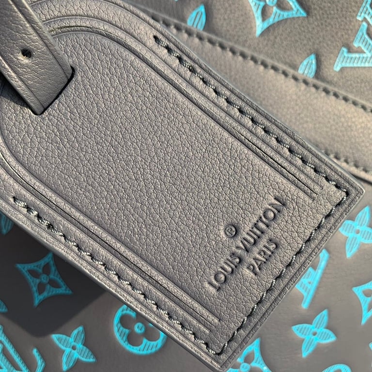 Louis Vuitton Keepall Bandoulière 50 Grey Blue - 6