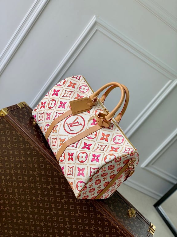 Louis Vuitton Keepall Bandouliere 45 Monogram Tiles - 9