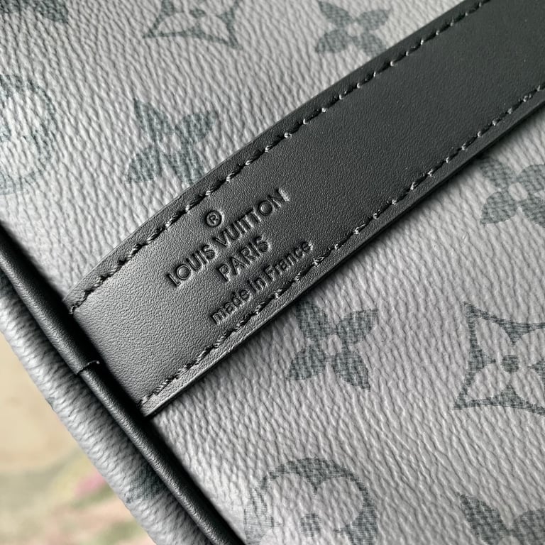 Louis Vuitton Keepall Bandoulière 55 Monogram Eclipse Turquoise - 3