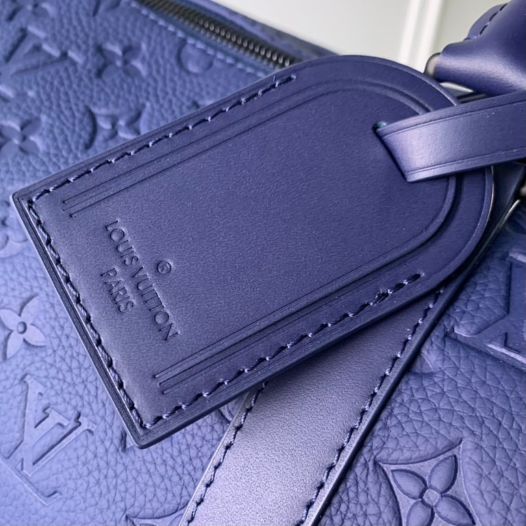 Louis Vuitton Keepall 50 Monogram Shadow Deep Blue - 6