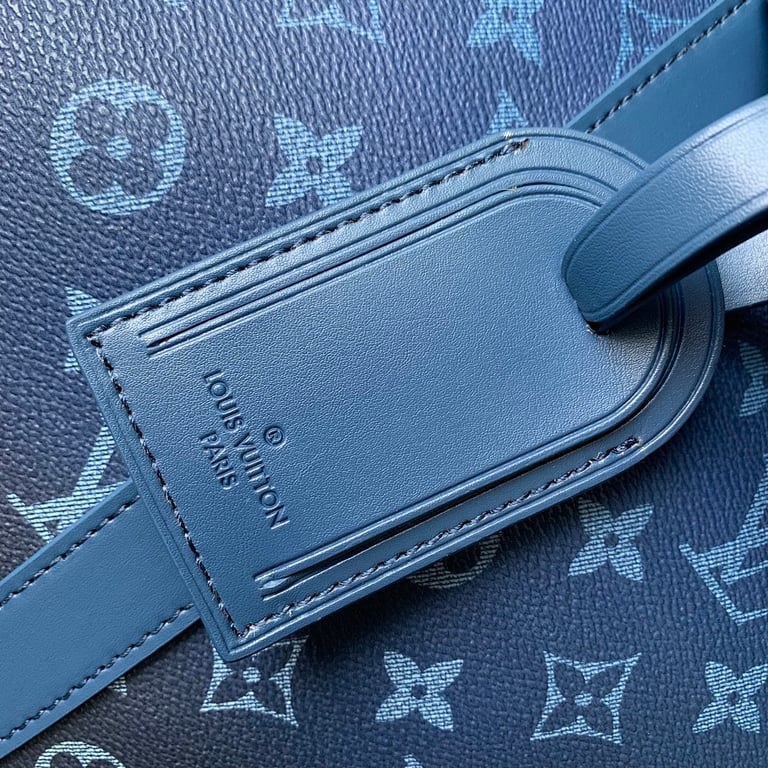 Louis Vuitton Keepall Bandoulière 55 Blue Gradient - 6