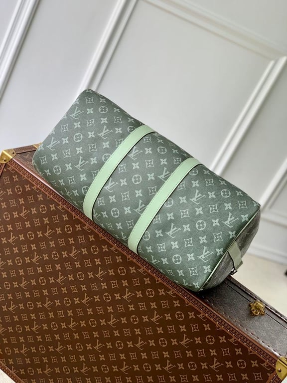 Louis Vuitton Keepall Bandoulière 45 Monogram Gradient Green - 7