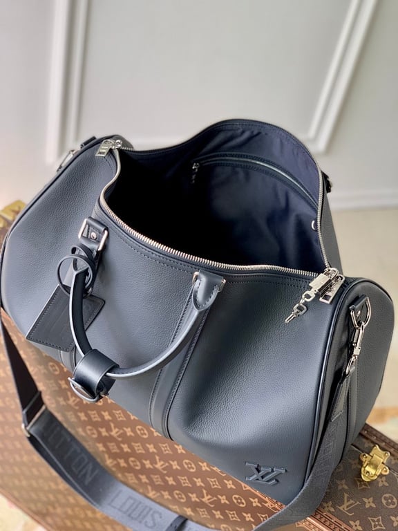 Louis Vuitton Keepall Bandoulière 50 Aerogram Black - 2