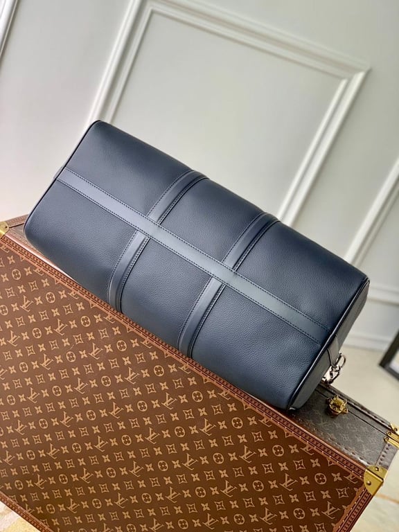 Louis Vuitton Keepall Bandoulière 50 Aerogram Black - 7