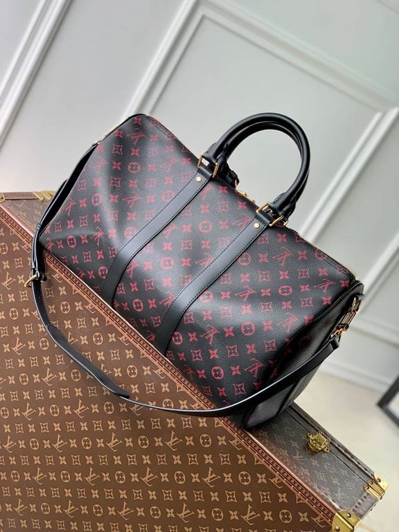 Louis Vuitton Keepall Bandoulière 50 Monogram Tomette - 8