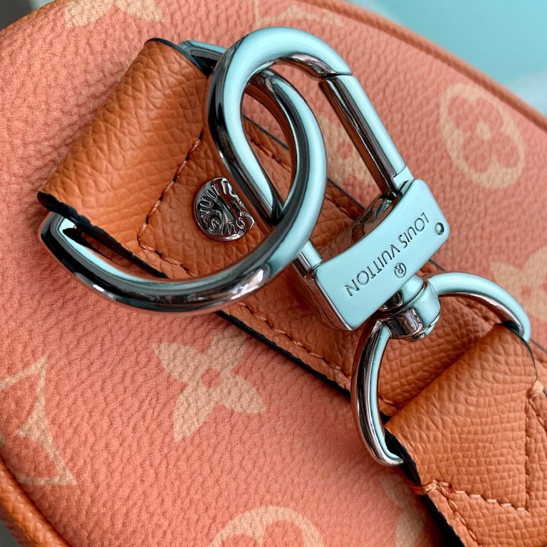 Louis Vuitton Keepall Bandoulière 25 Orange Taïgarama - 5