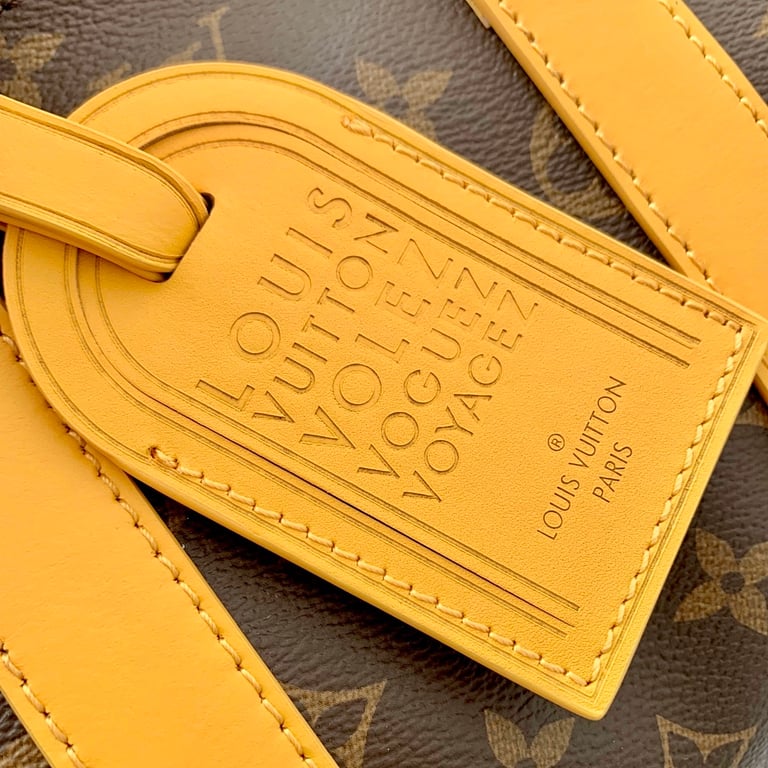 Louis Vuitton Keepall Bandoulière 35 Monogram Macassar Yellow - 6