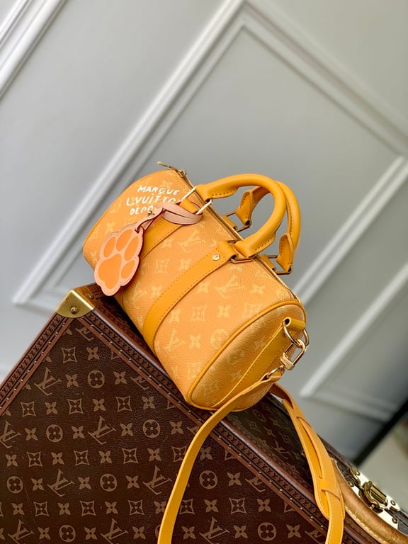 Louis Vuitton Keepall Bandoulière 25 Yellow Monogram Heritage - 9
