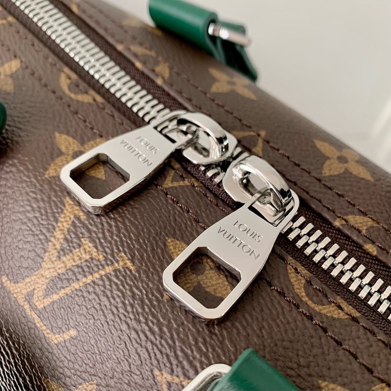 Louis Vuitton Keepall Bandoulière 35 Monogram Macassar Green - 5