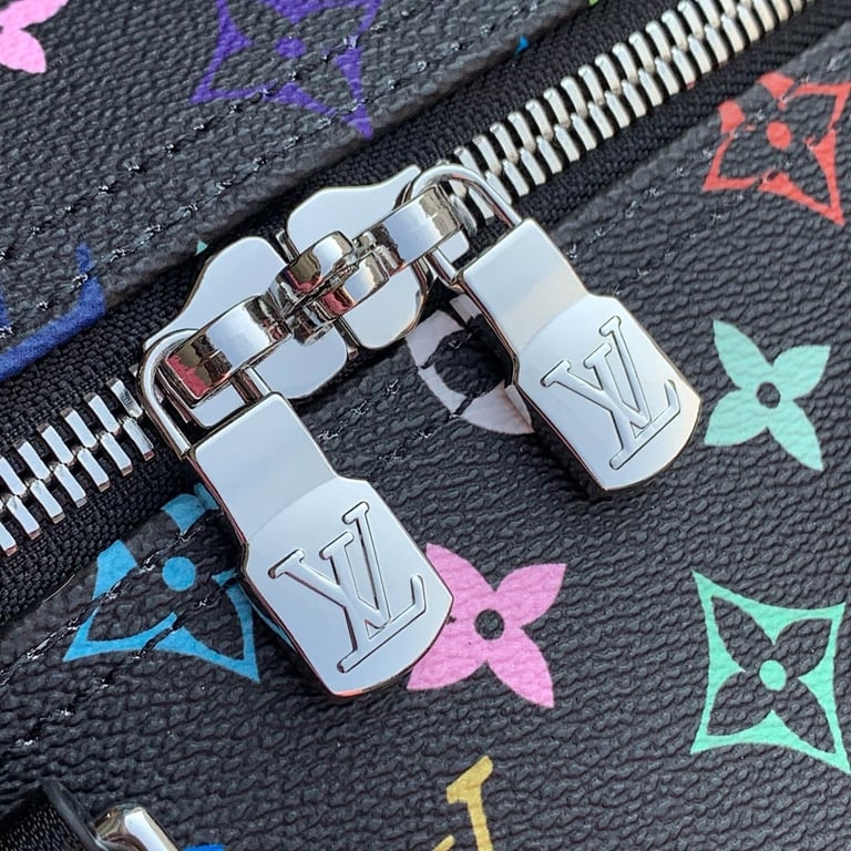 Louis Vuitton x Takashi Murakami Keepall Bandoulière 50 Black Multicolor - 4
