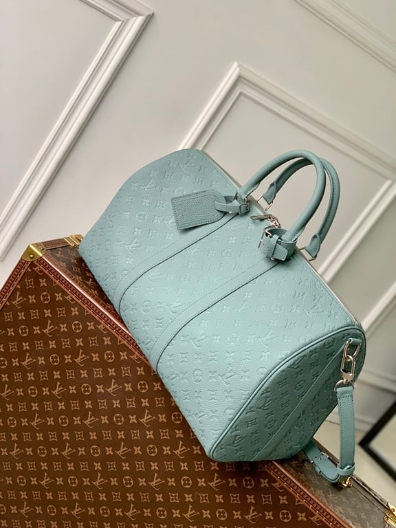 Louis Vuitton Keepall 50 M13976 Light Blue - 9
