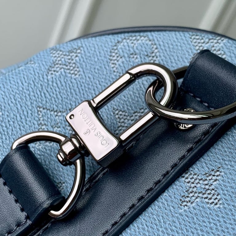 Louis Vuitton Keepall Bandouliere 50 Monogram Heritage Blue - 4