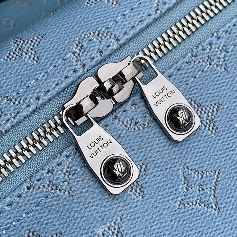Louis Vuitton Keepall Bandouliere 50 Monogram Heritage Blue - 5
