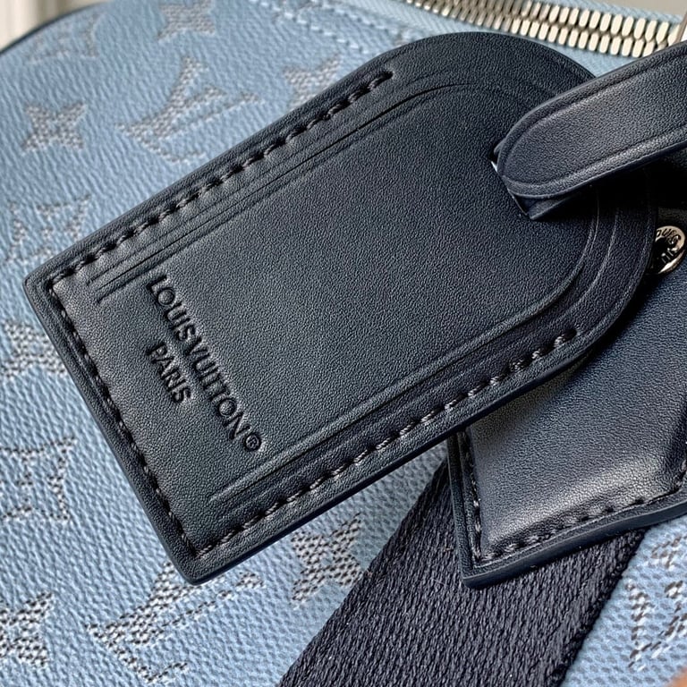 Louis Vuitton Keepall Bandouliere 50 Monogram Heritage Blue - 6